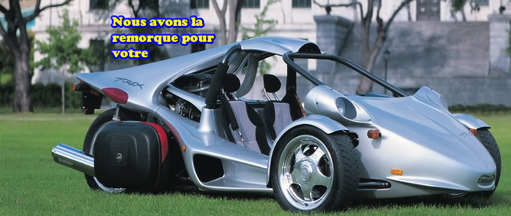 We have a trailer for your T-Rex / Nous avons la remorque pour votre T-Rex